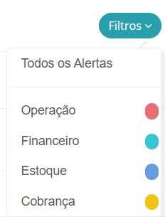 Opções de Filtros